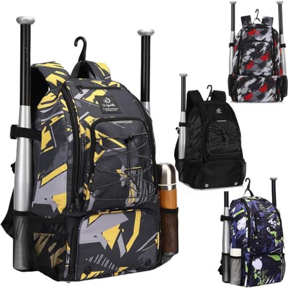 Sports Baseball & Softball Bat Bag, Baseball Equipment Bag with Shoe Compartment - Picture 1 of 8